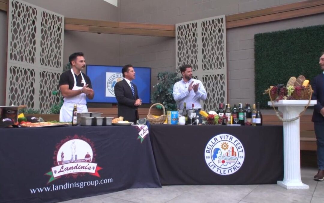 Landini’s Pizzeria Featured on CBS 8: Celebrating Bella Vita Fest in Little Italy, San Diego